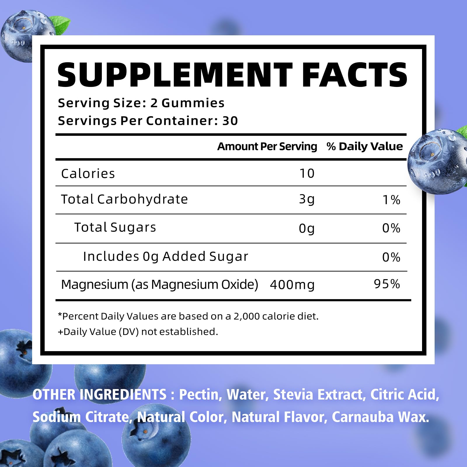 Gummies suitable for adults and kids – Magnesium oxide chewables