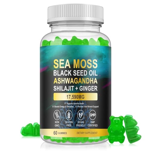 Bottle of Vceeoy Sea Moss Gummies