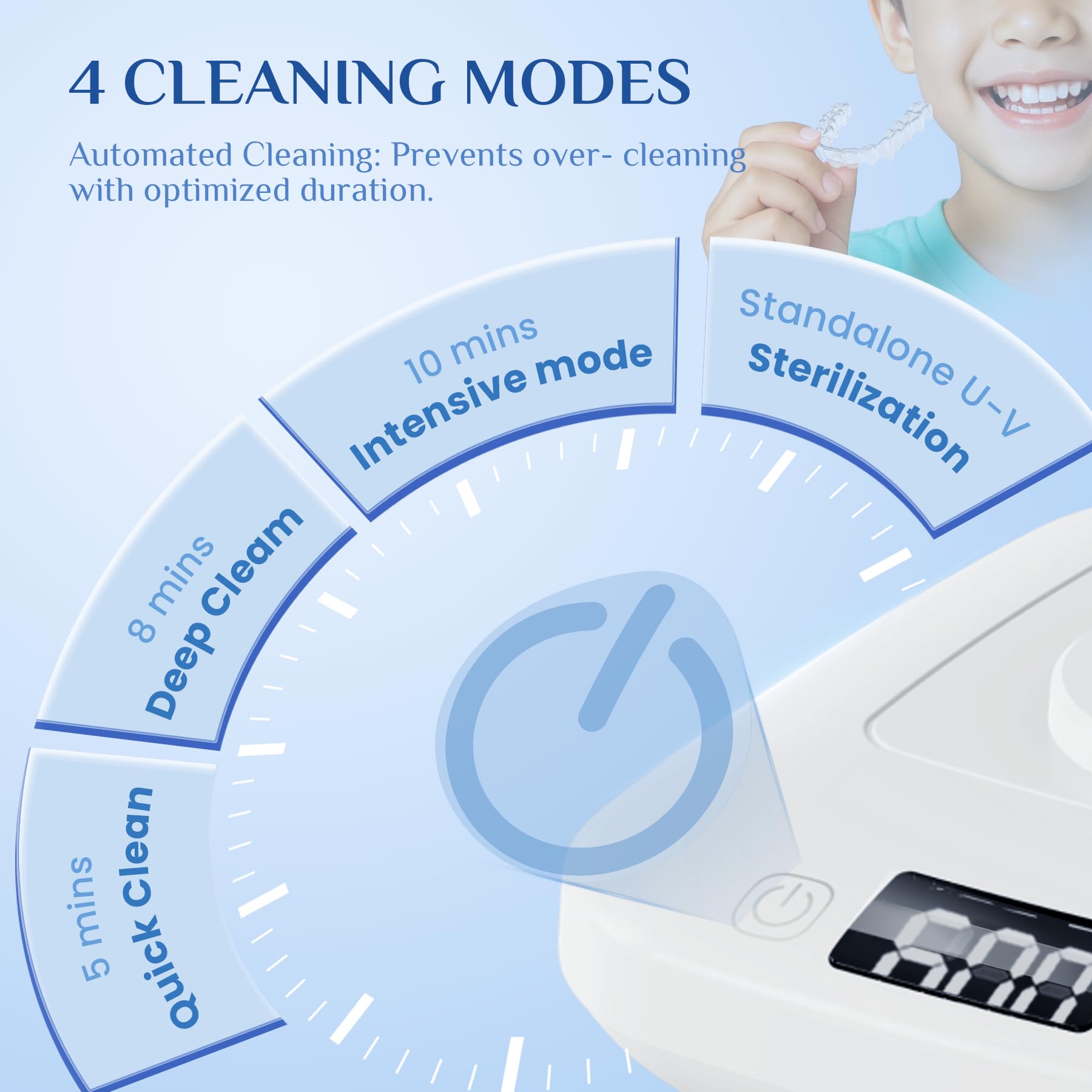Clean jewelry like rings and bracelets with ultrasonic cleaning