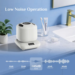 Compact ultrasonic cleaner for dental and jewelry care