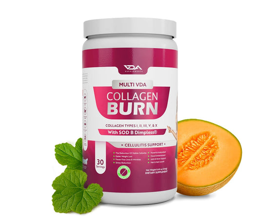 VDA Collagen Burn bottle label