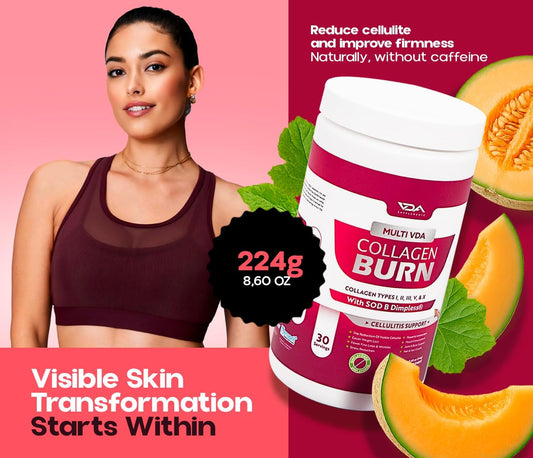 Flavorless hydrolyzed collagen powder close-up
