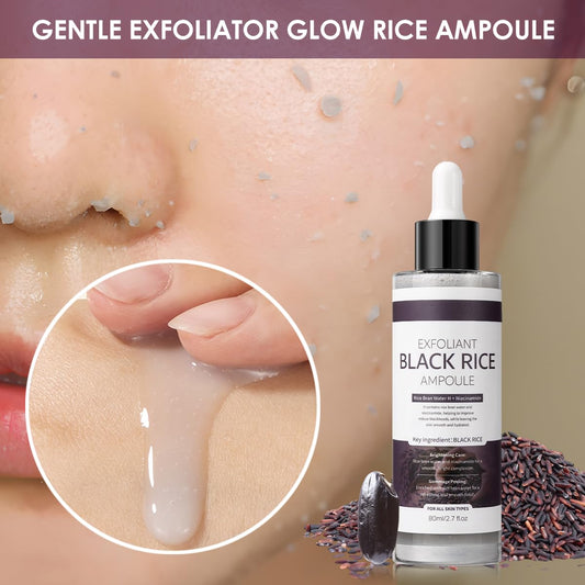 Veakoo Peel Shot Glow serum texture close-up suggests gentle exfoliation.