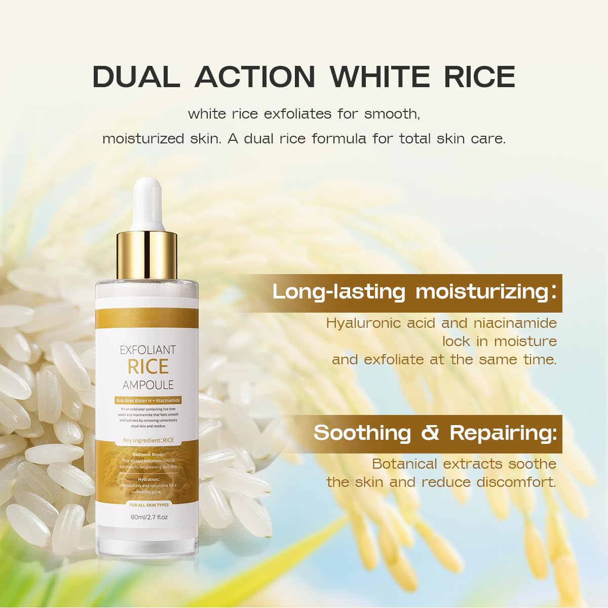 Veakoo Peel Shot Glow ingredients highlight dandelion and centella for soothing care