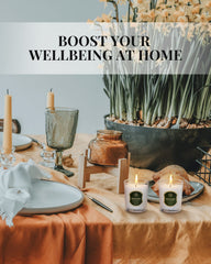 veda-tinda-scent-candles-winter-holiday-festive: Veda Tinda Scent candles set for relaxing holiday ambiance.
