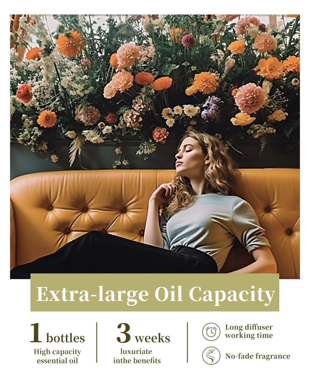 VEDA TINDA SCENT diffuser with 1.5m cord ready for easy setup