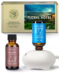 VEDA TINDA SCENT diffuser front view showing compact design for home spa ambiance