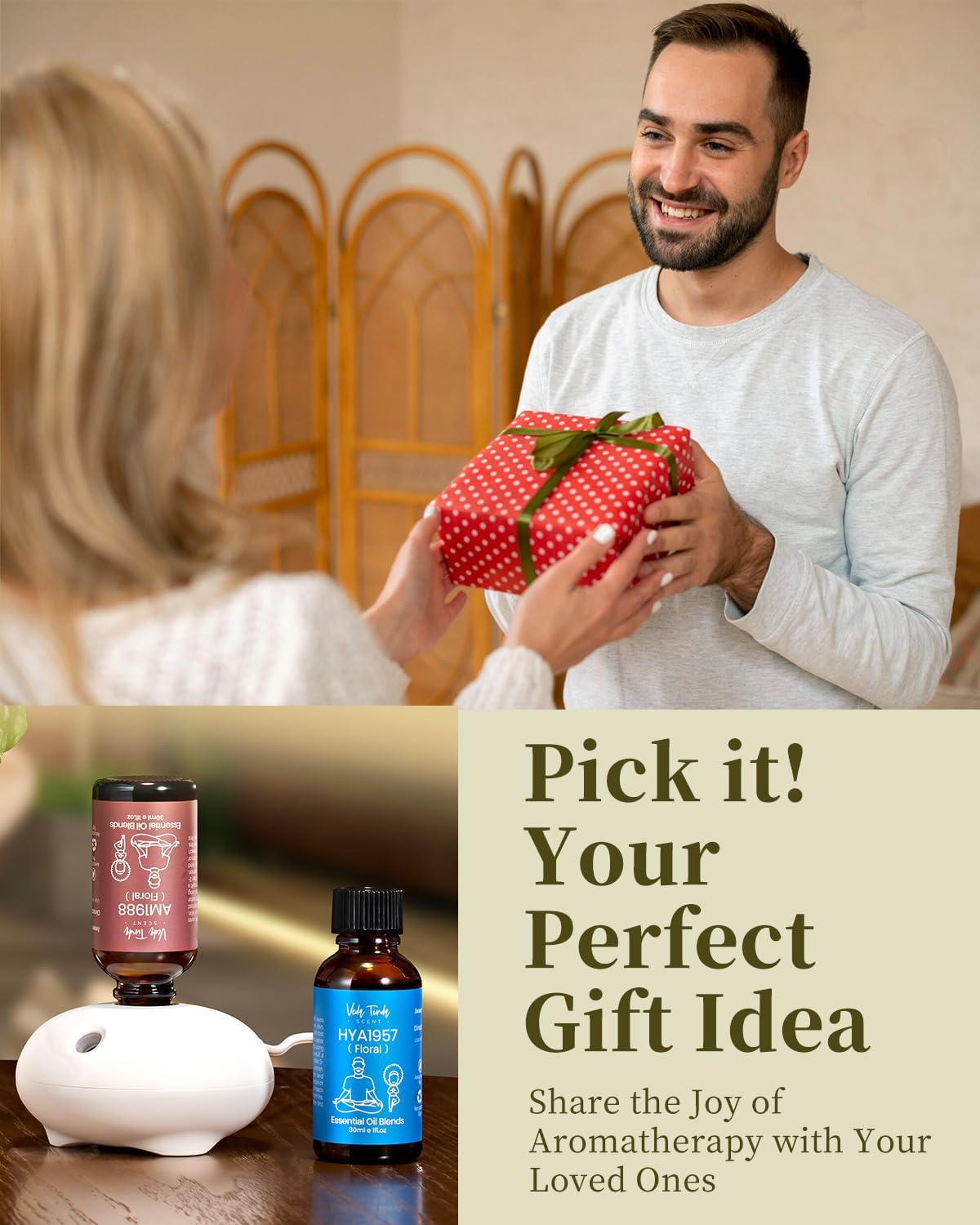 VEDA TINDA SCENT gift-set on display suitable for home or hospitality spaces