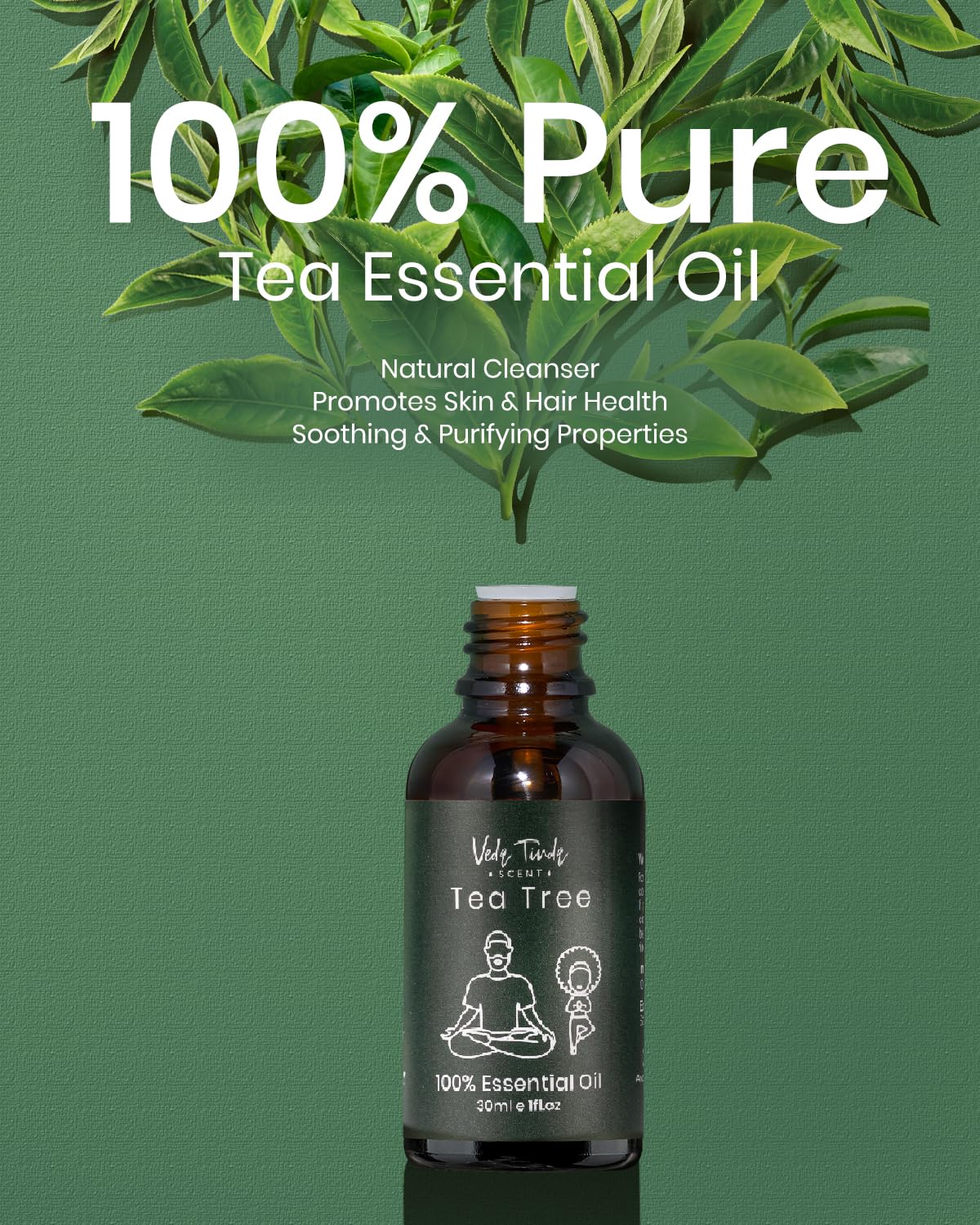 VEDA TINDA SCENT Tea Tree Oil hair-care scalp refresh