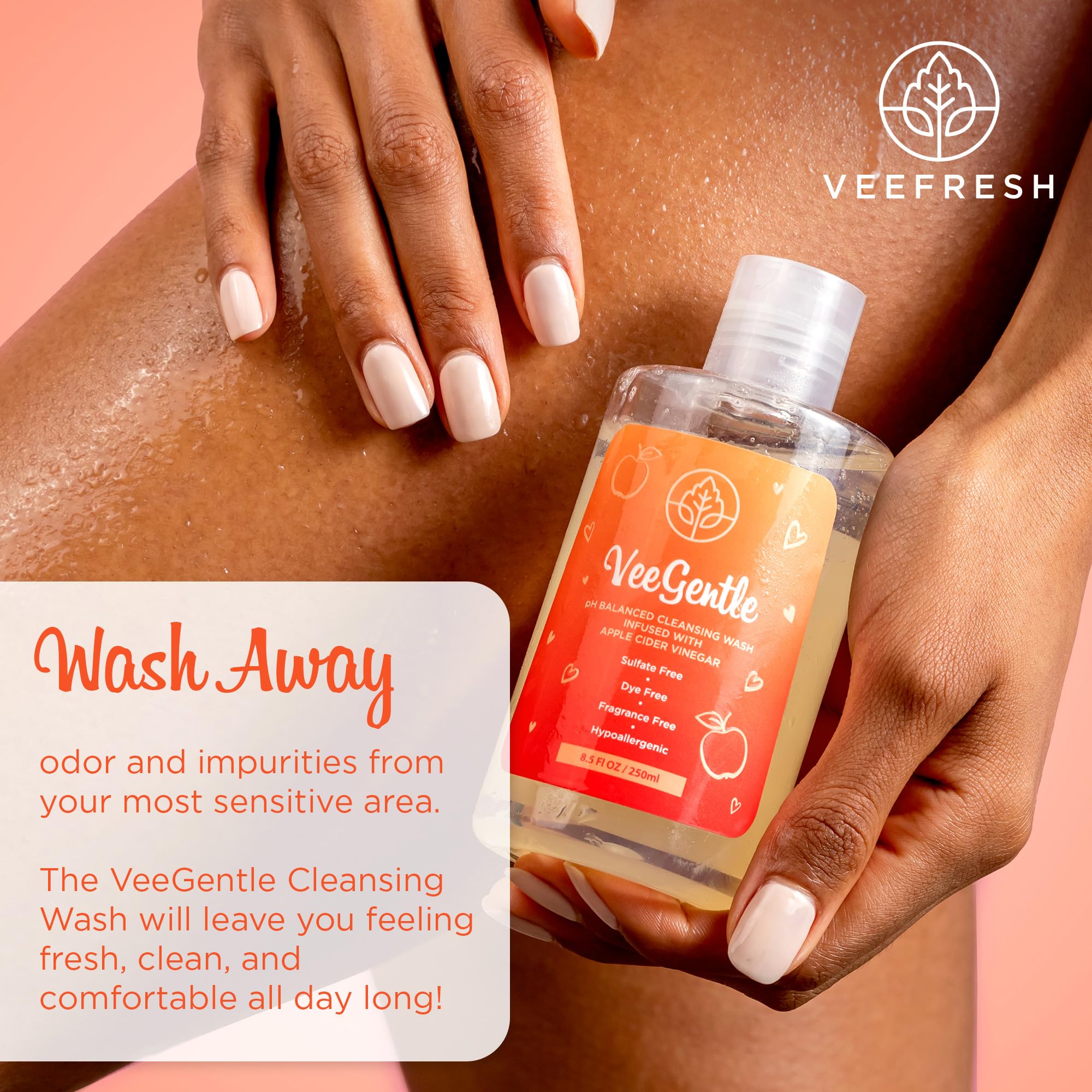 VeeFresh VeeGentle shot reveals a light, refreshing scent without heaviness.