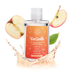 VeeFresh VeeGentle bottle showcases a pH-balanced wash for daily cleansing.