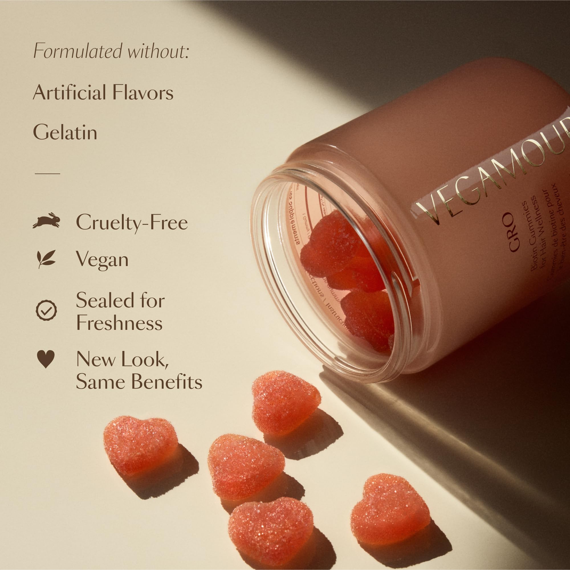 Gluten-free vegan biotin gummies flavor Strawberry
