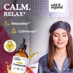 Glycerin-based vegan alcohol-free chamomile drops