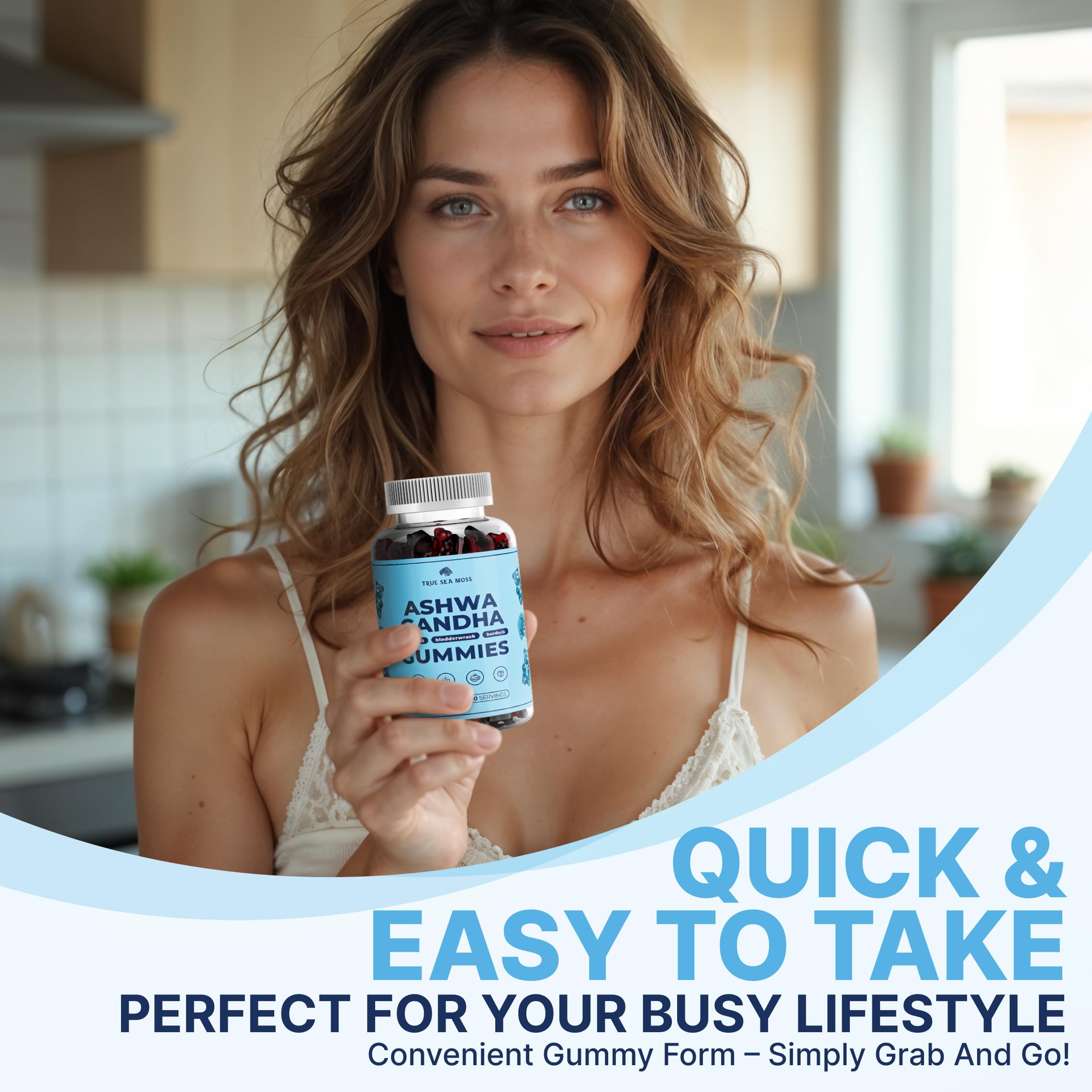 Vegan and allergen-free icon on TrueSeaMoss packaging