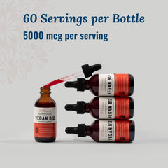 Vegan B12 sublingual drops 5000 mcg formula