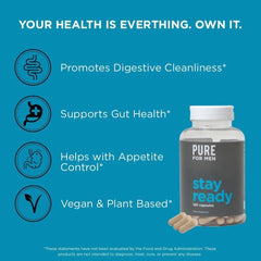 Vegan capsules container for Stay Ready Fiber