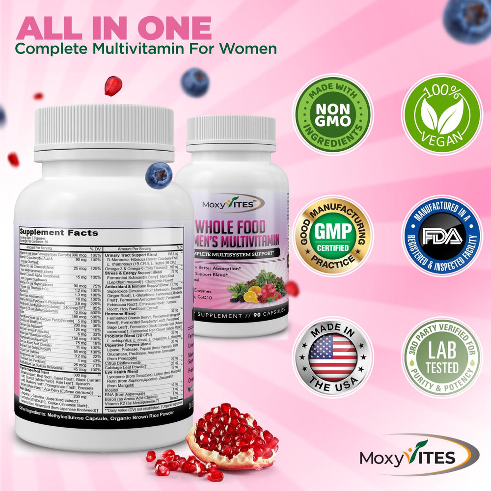 Non-GMO vegan multivitamin packaging