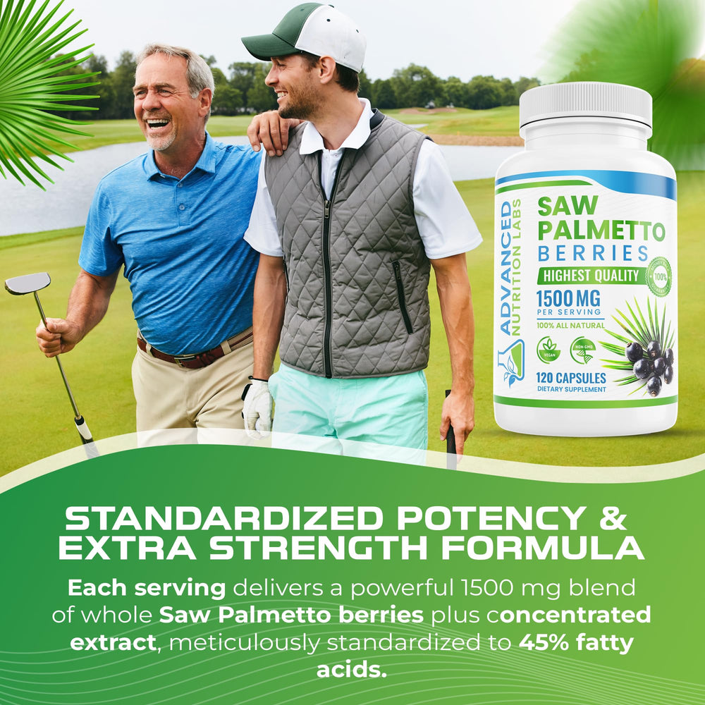 Vegan Saw Palmetto capsules in product packaging