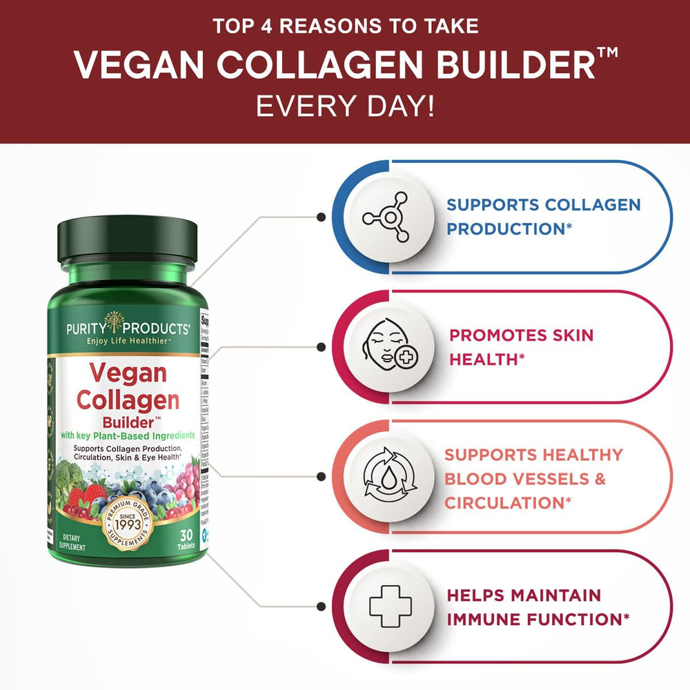 Front view of Vegan Collagen Builder bottle