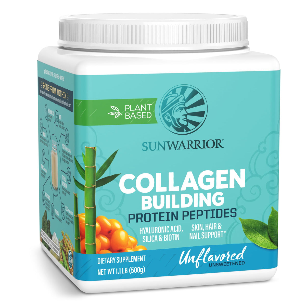 Sunwarrior Vegan Collagen Powder unflavored hero image