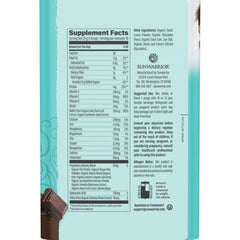 Close-up of plant-based ingredients and silica in vegan collagen formula