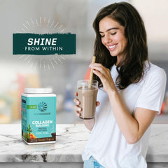 7-serving jar of vegan collagen powder for active women