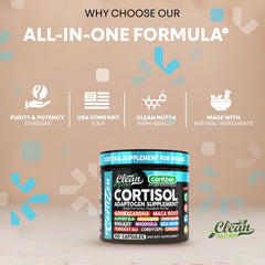 Vegan cortisol detox for women with adaptogens