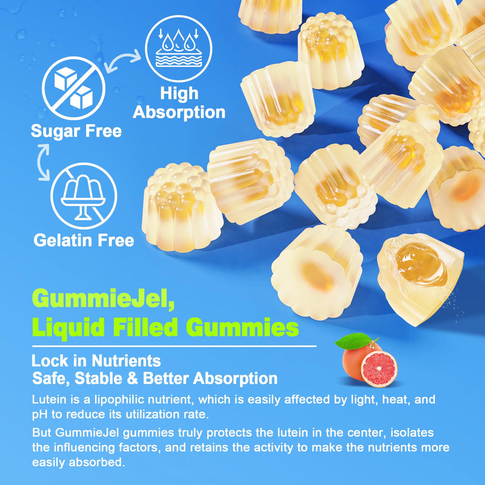 Vegan eye vitamins with bilberry, goji, saffron and grape seed
