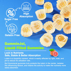 Vegan eye vitamins with bilberry, goji, saffron and grape seed