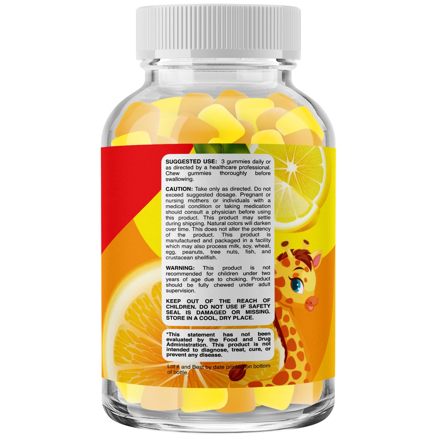 Vegan fish-free DHA gummies for children