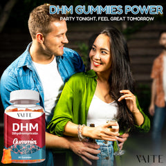 Vegan-friendly plant-based DHM gummies