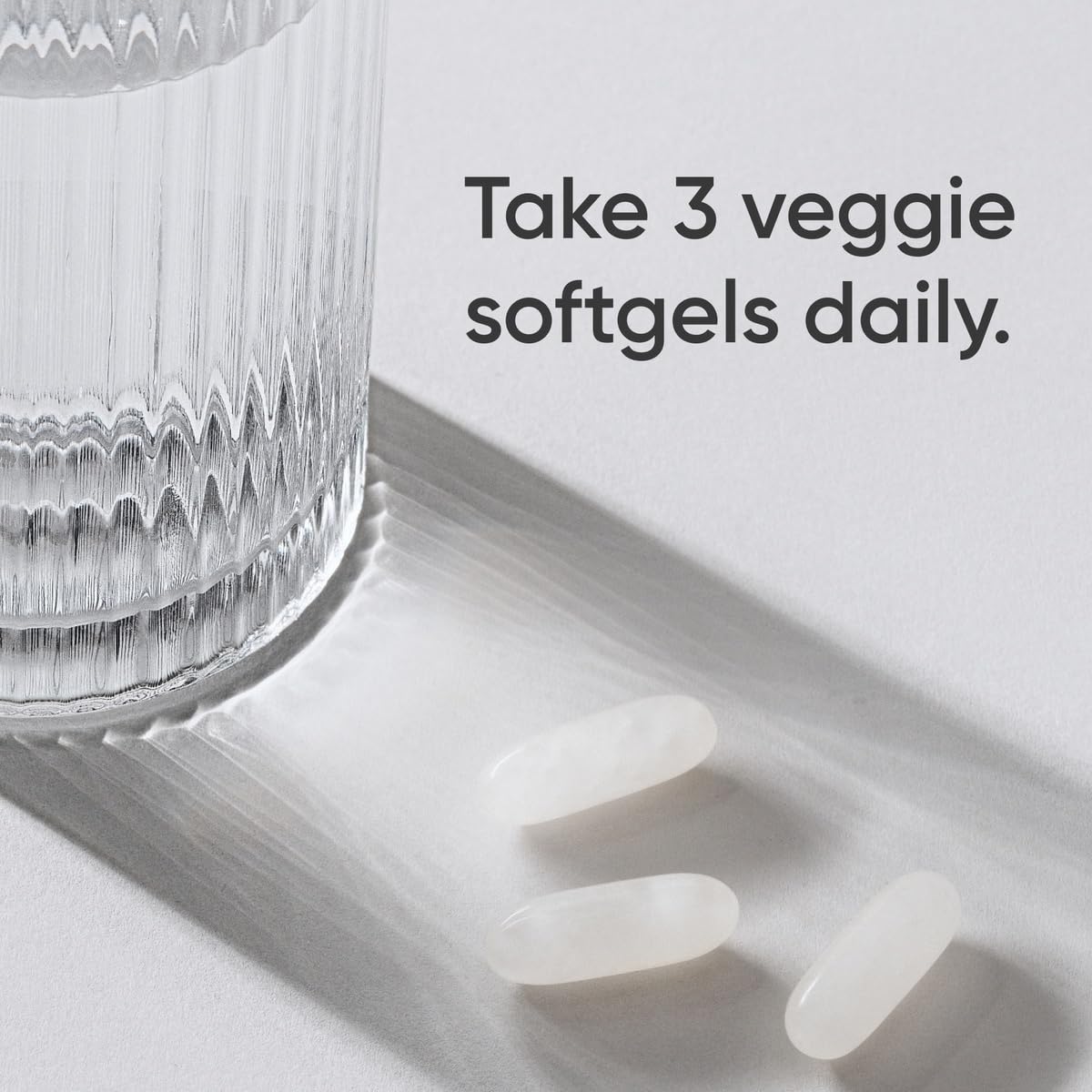 Coconut oil capsules labeled vegan-friendly and non-GMO
