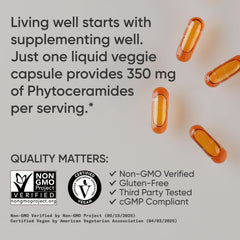 Vegan-friendly and non-GMO certification on packaging