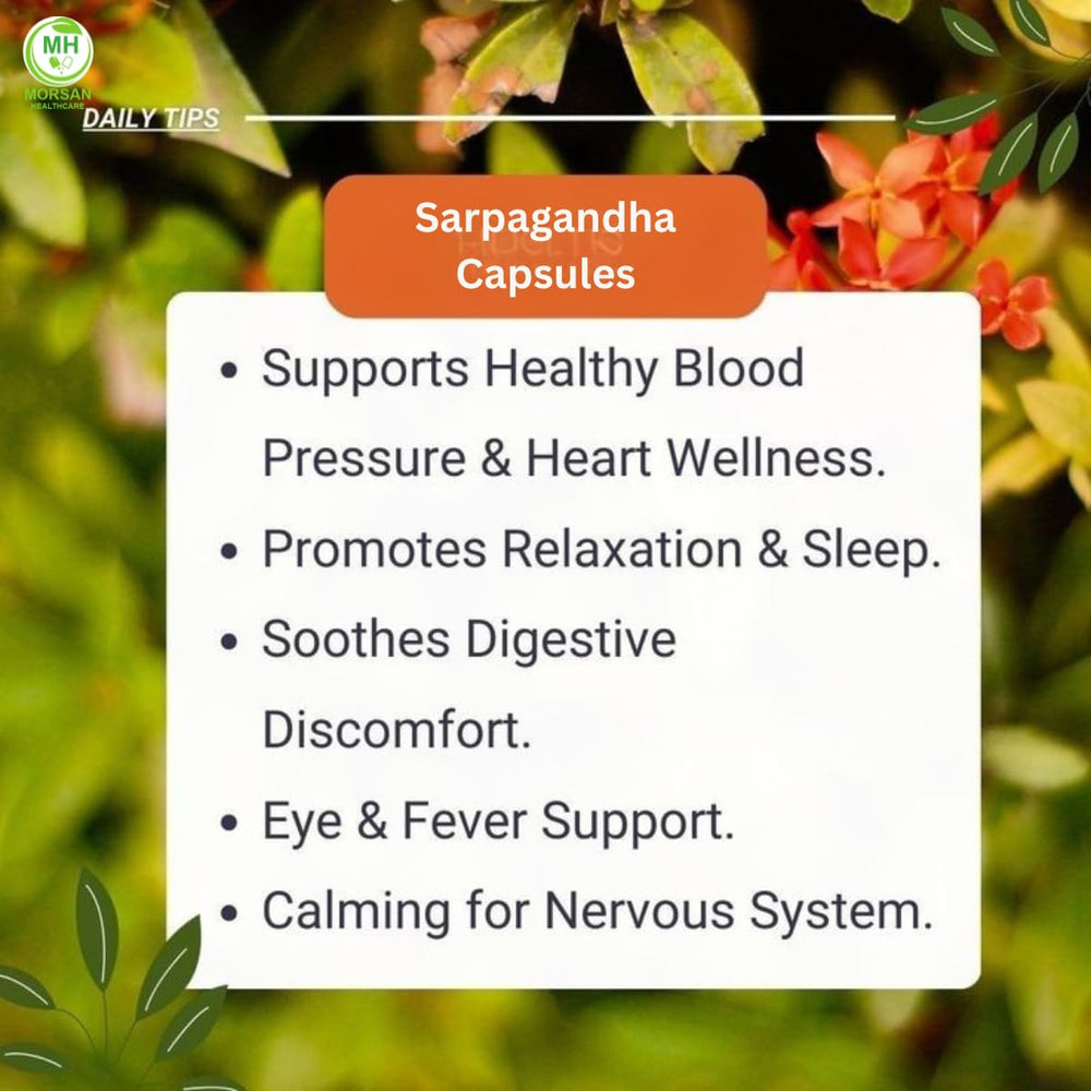 Vegan-friendly Sarpgandha capsules