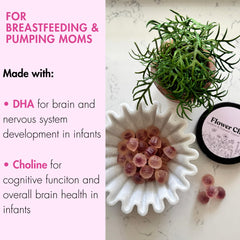 Non-GMO vegan gluten-free dairy-free lactation gummies packaging
