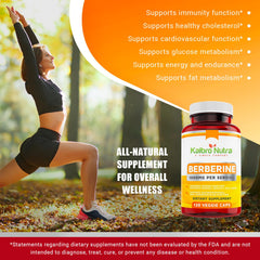 Vegan, gluten-free Berberine capsules