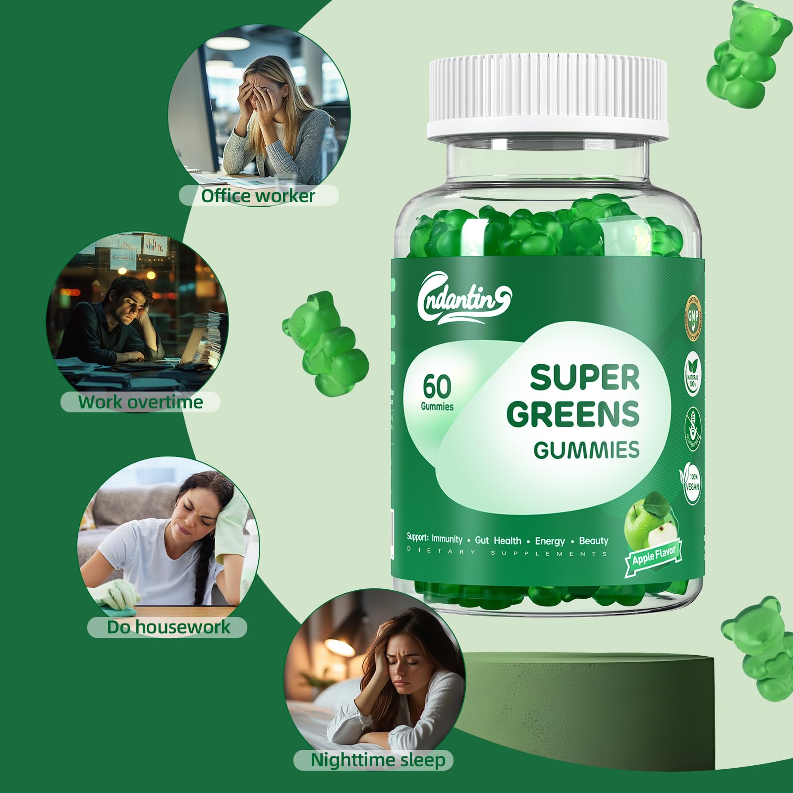 Vegan gluten-free dairy-free nut-free multivitamin label