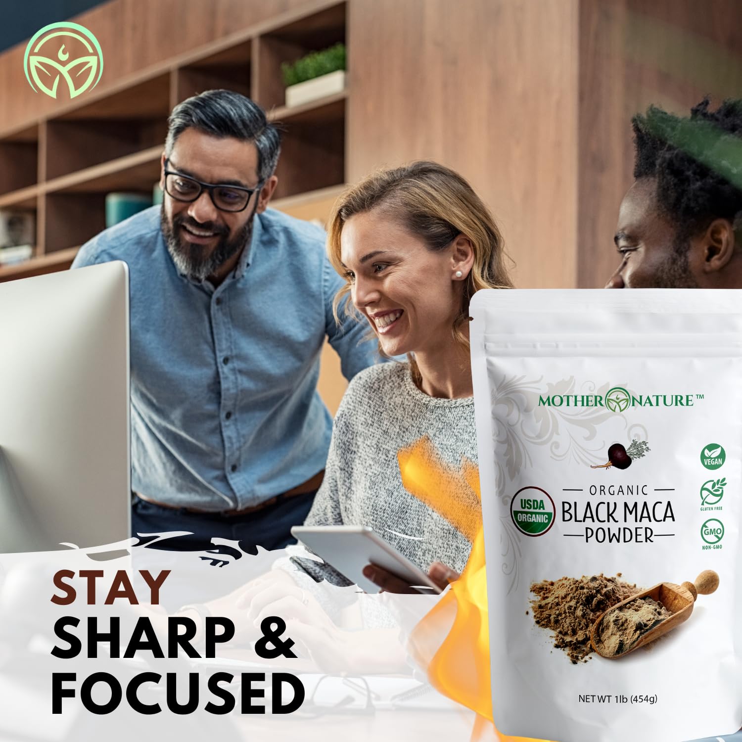 Vegan and Gluten-Free icons on product label