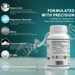 Vegan-friendly and gluten-free magnesium glycinate capsules