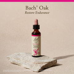 Vegan gluten free sugar free Bach Oak remedy packaging
