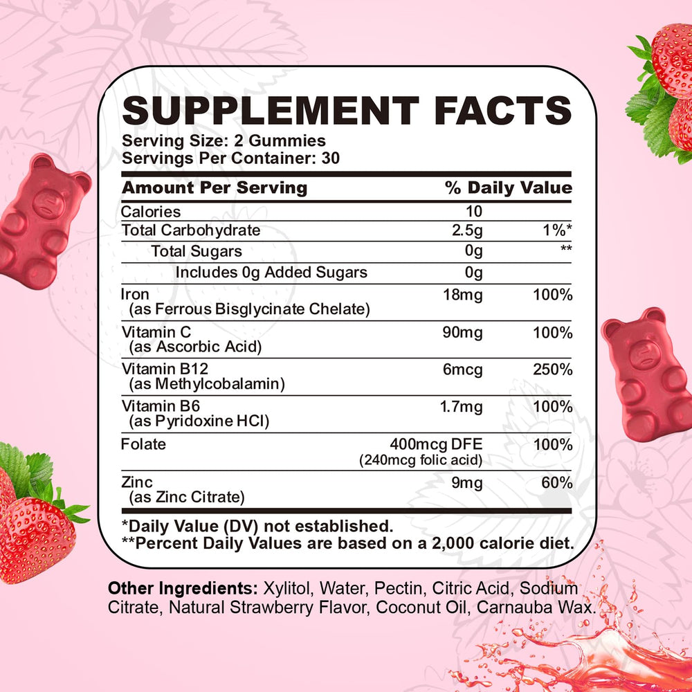 Vegan, gluten-free, gelatin-free gummy formula produced in GMP-certified facility