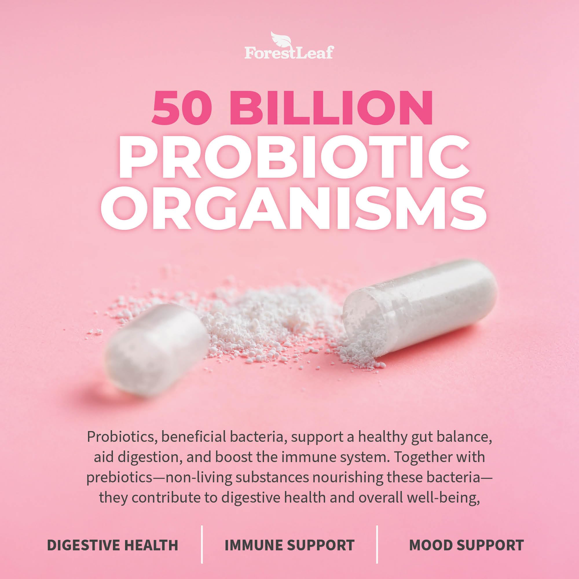Vegan, GMP-certified, non-GMO probiotic supplement for women