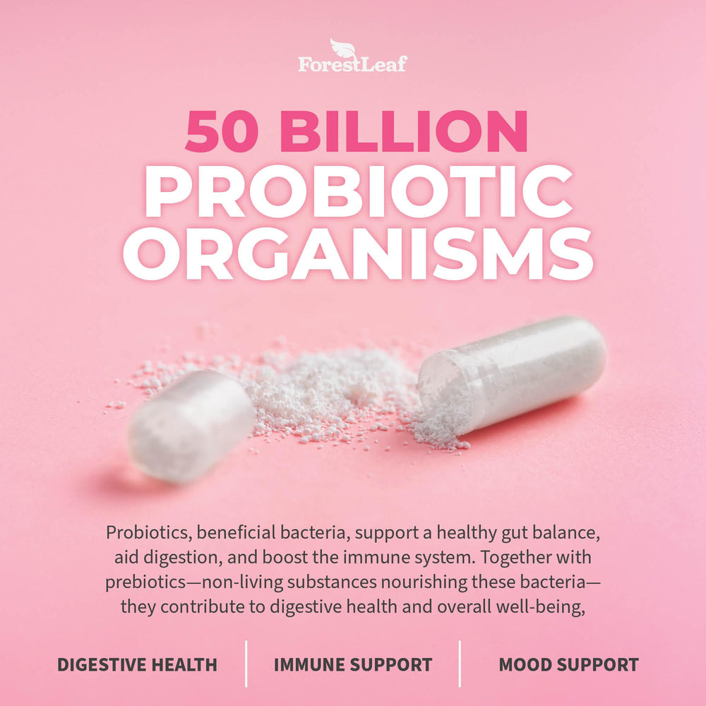 Vegan, GMP-certified, non-GMO probiotic supplement for women