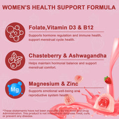 Label showing vegan, gelatin-free ingredients