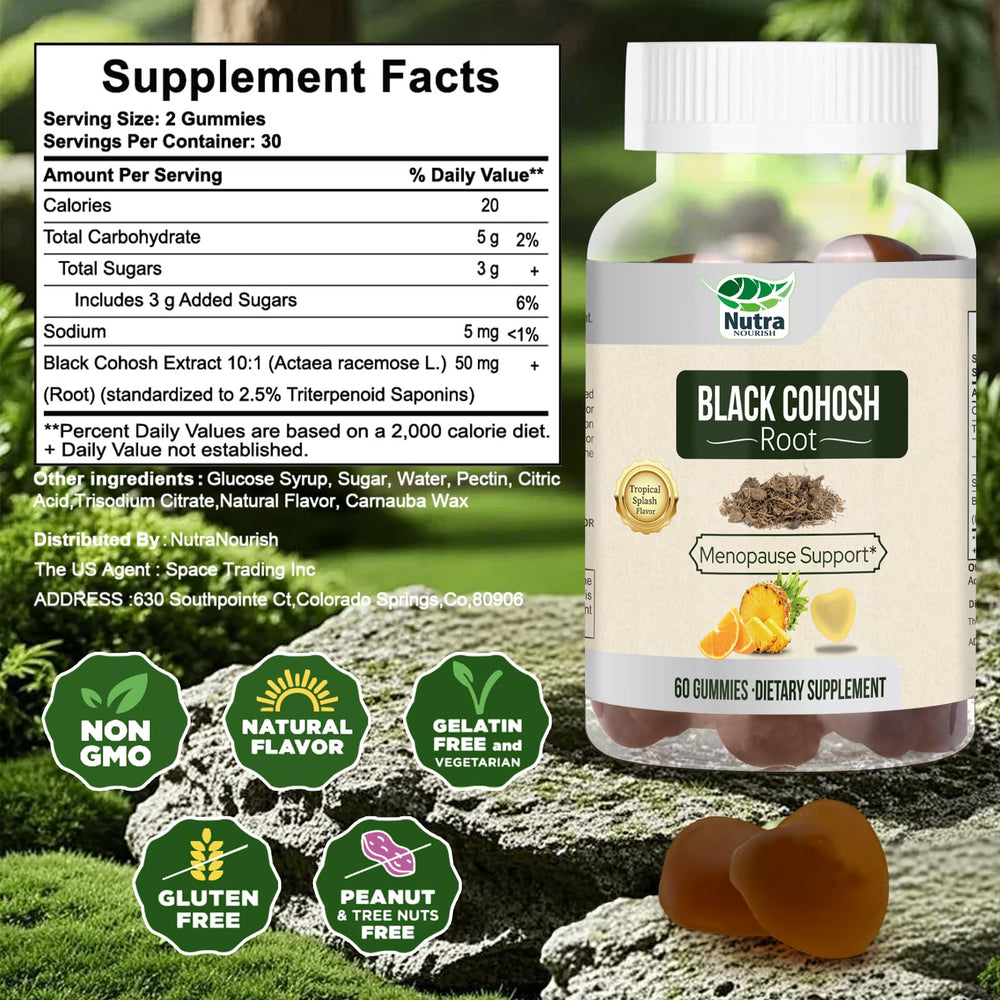 Vegan-friendly gummies with organic ingredients