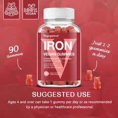 Close-up of peach-flavored gummies