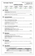 Vegan kosher non-GMO soy-free gluten-free SAM-e supplement labeling