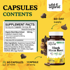 Vegan maca capsules 60-count