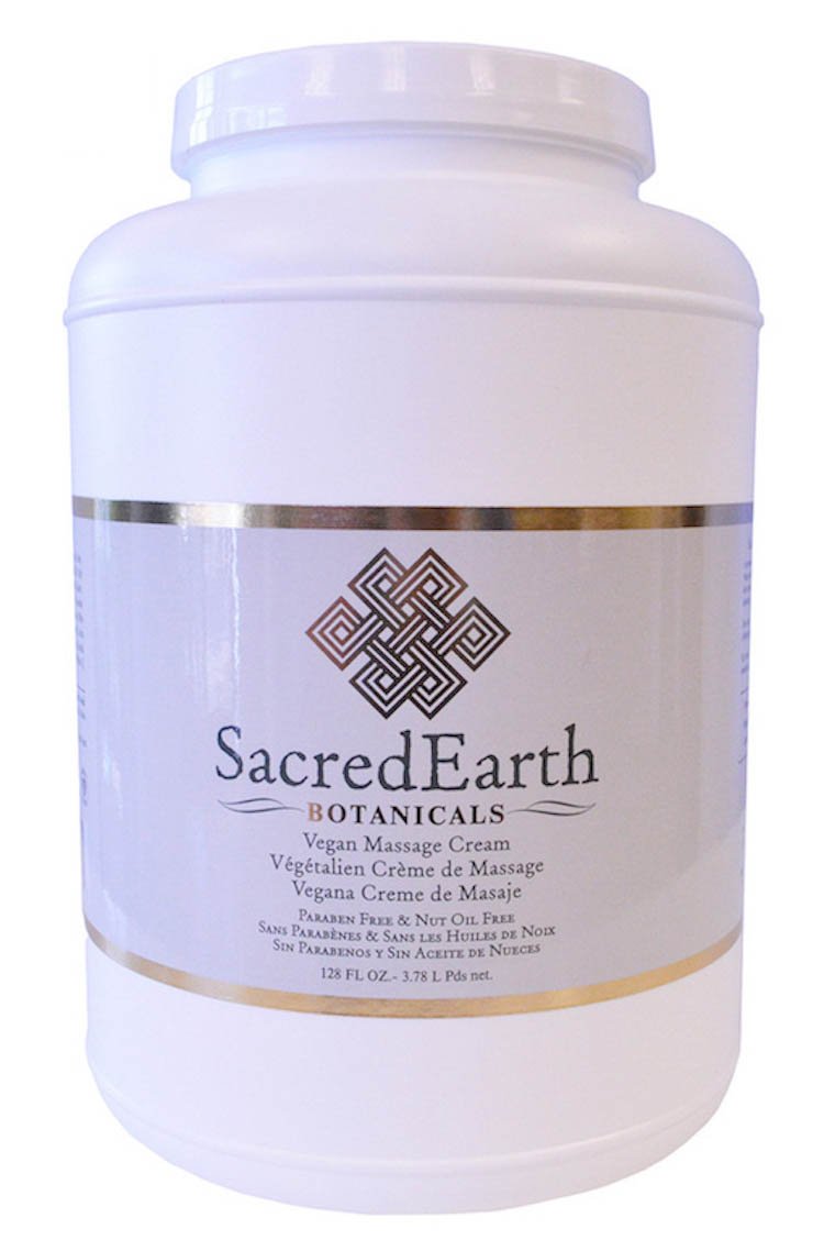 Vegan Massage Cream 1 Gallon Unscented - Nut Oil Free Gluten Free Water Dispersible