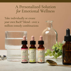 Vegan, natural flower essences Bach collection